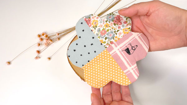 posavasos diy flor patchwork