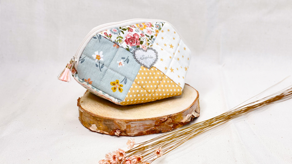 mini neceser patchwork maquillaje